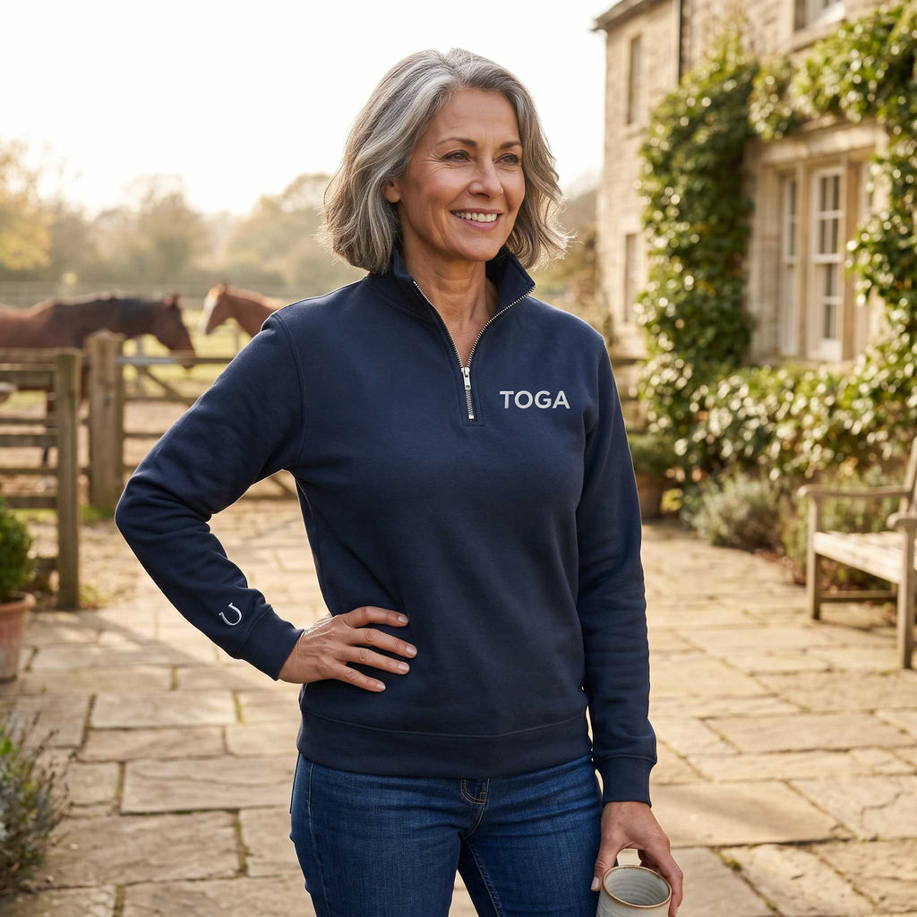 TOGA Embroidered Quarter Zip